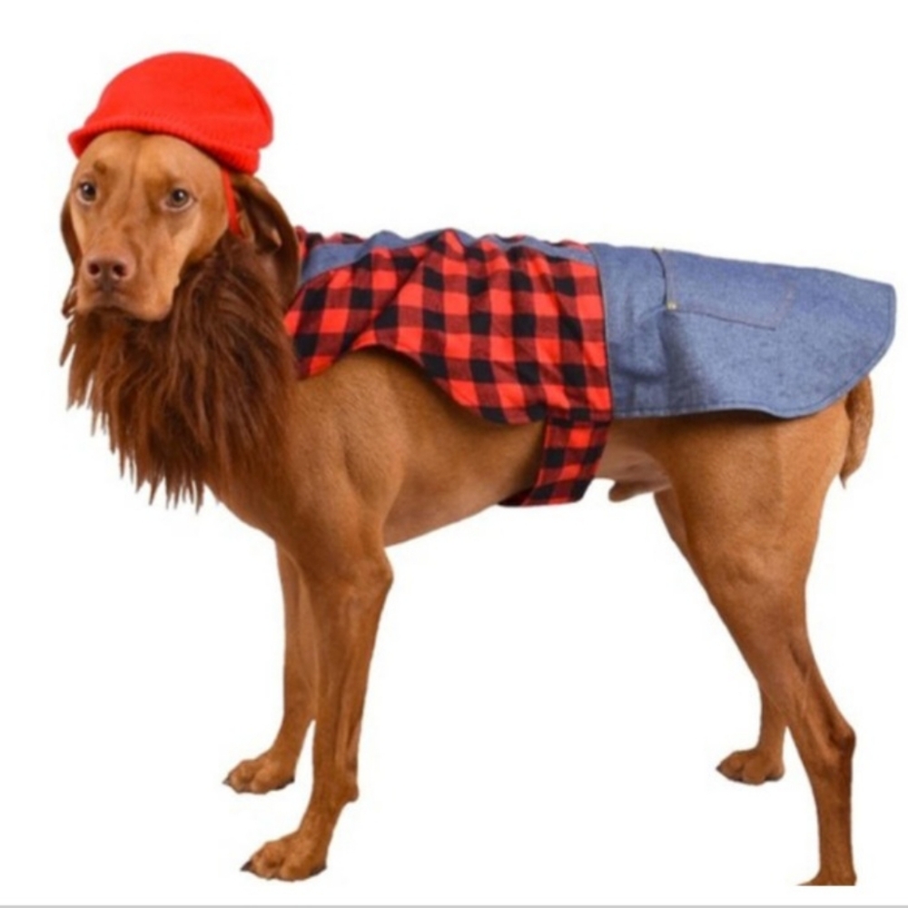 Lumberjack Dog Costumes Size XL